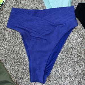 Aerie high cut cheeky swim bottoms